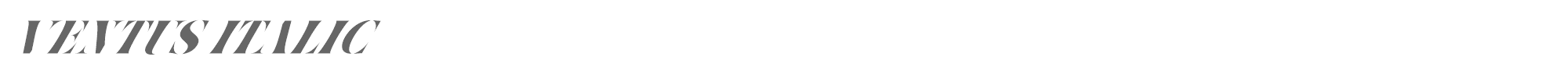 Sample characters Ventus Font